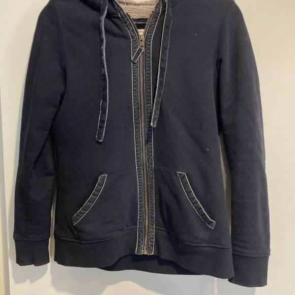 WINTER SALE! Boden Sherpa Lined Zip-Up Hoodie / US 4 - Picture 2 of 8